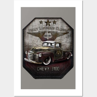 Chevy GMC 3100 Rusty Posters and Art